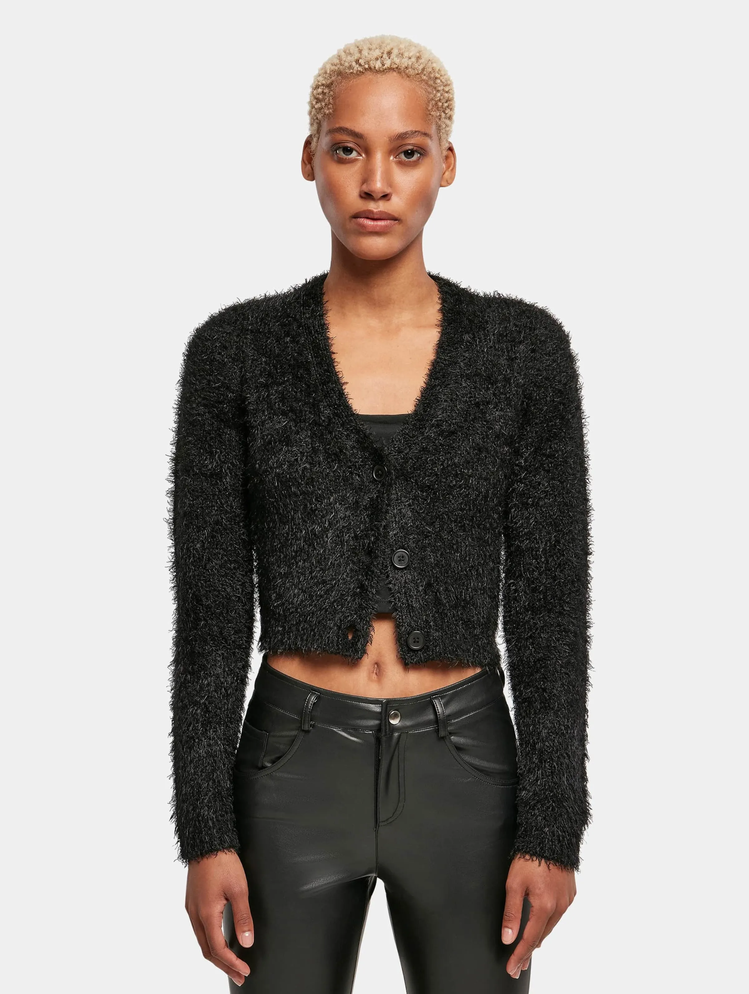 Urban Classics Ladies Cropped Feather
