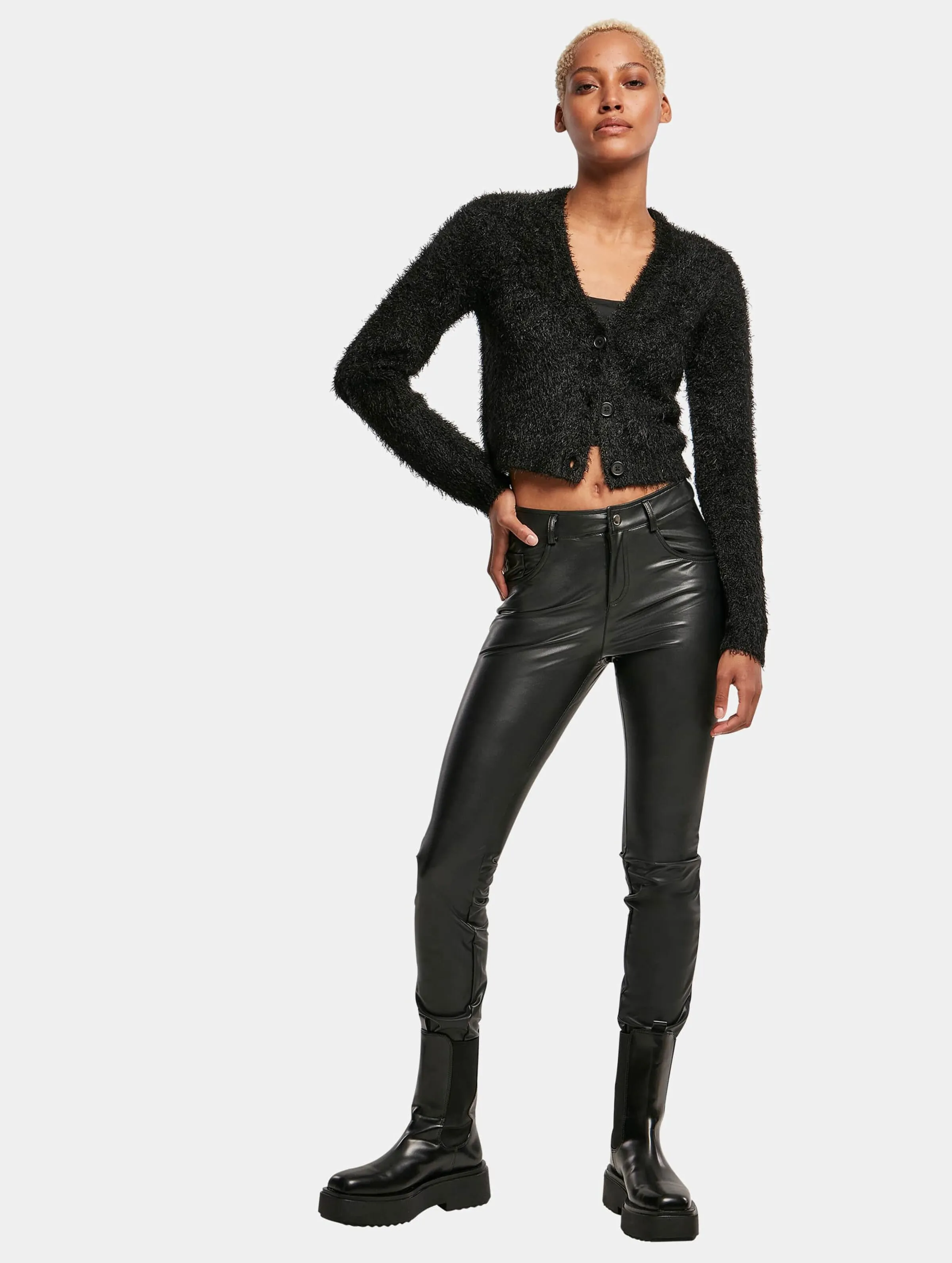 Urban Classics Ladies Cropped Feather