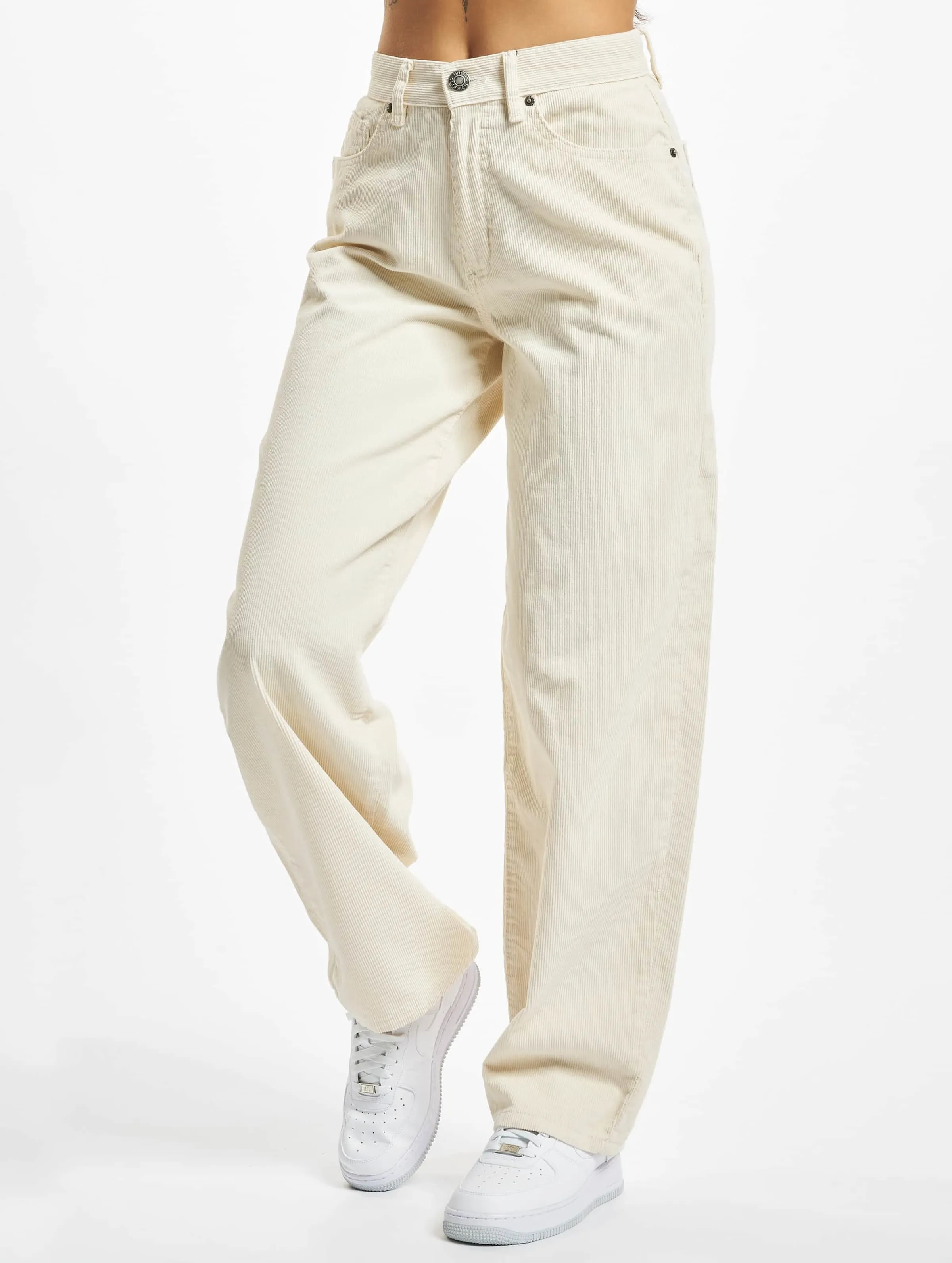 Urban Classics Ladies High Waist 90´s Wide Leg Corduroy