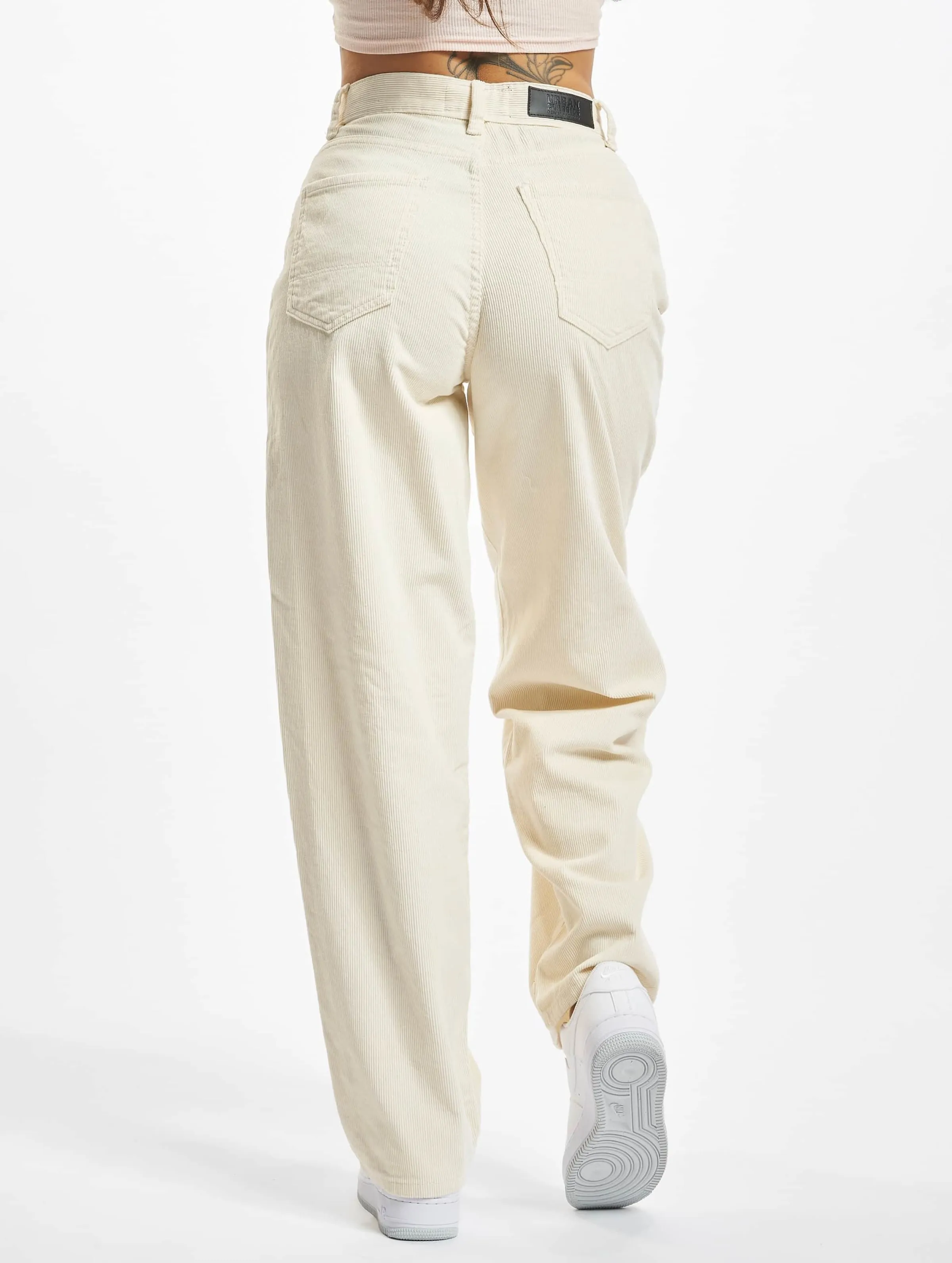 Urban Classics Ladies High Waist 90´s Wide Leg Corduroy
