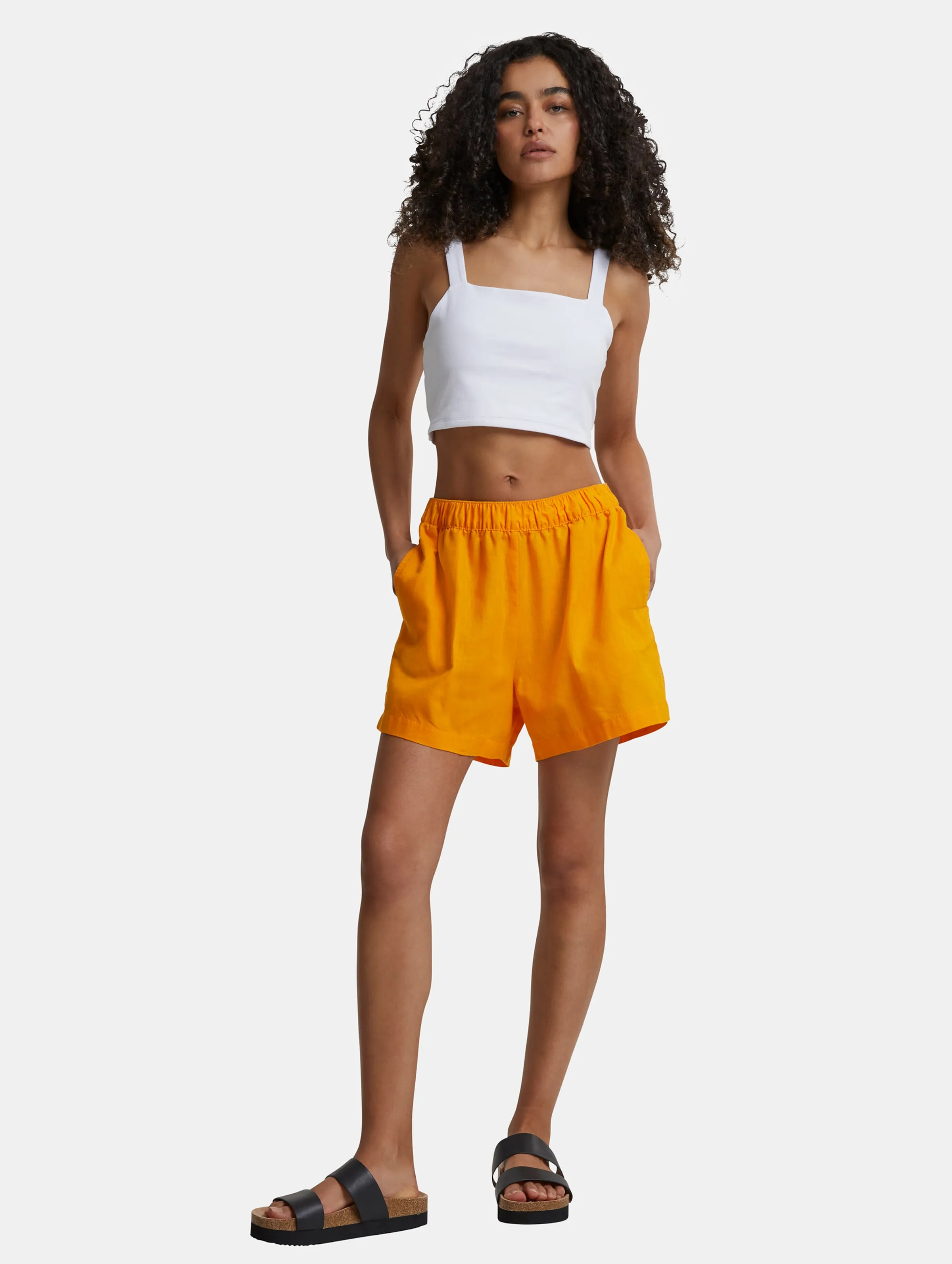 Urban Classics Ladies Linen Mixed