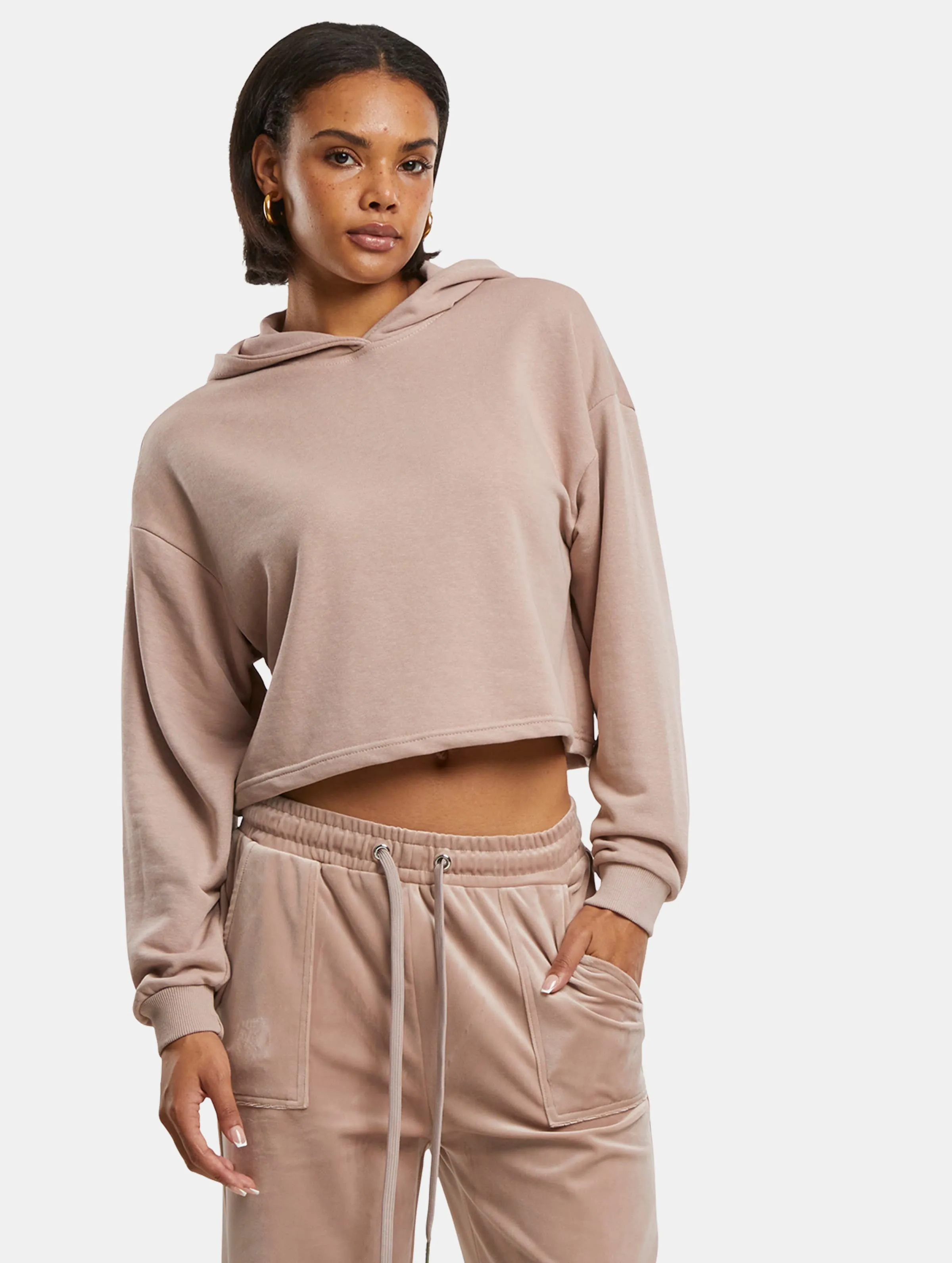 Urban Classics Ladies Oversized Cropped Light Terry