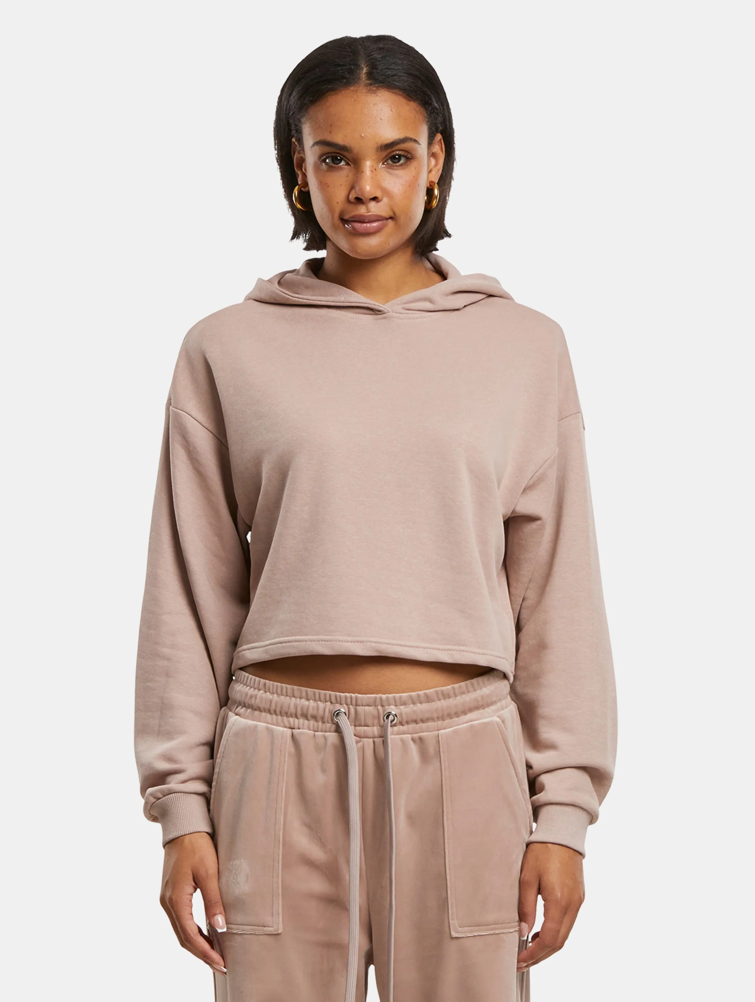 Urban Classics Ladies Oversized Cropped Light Terry