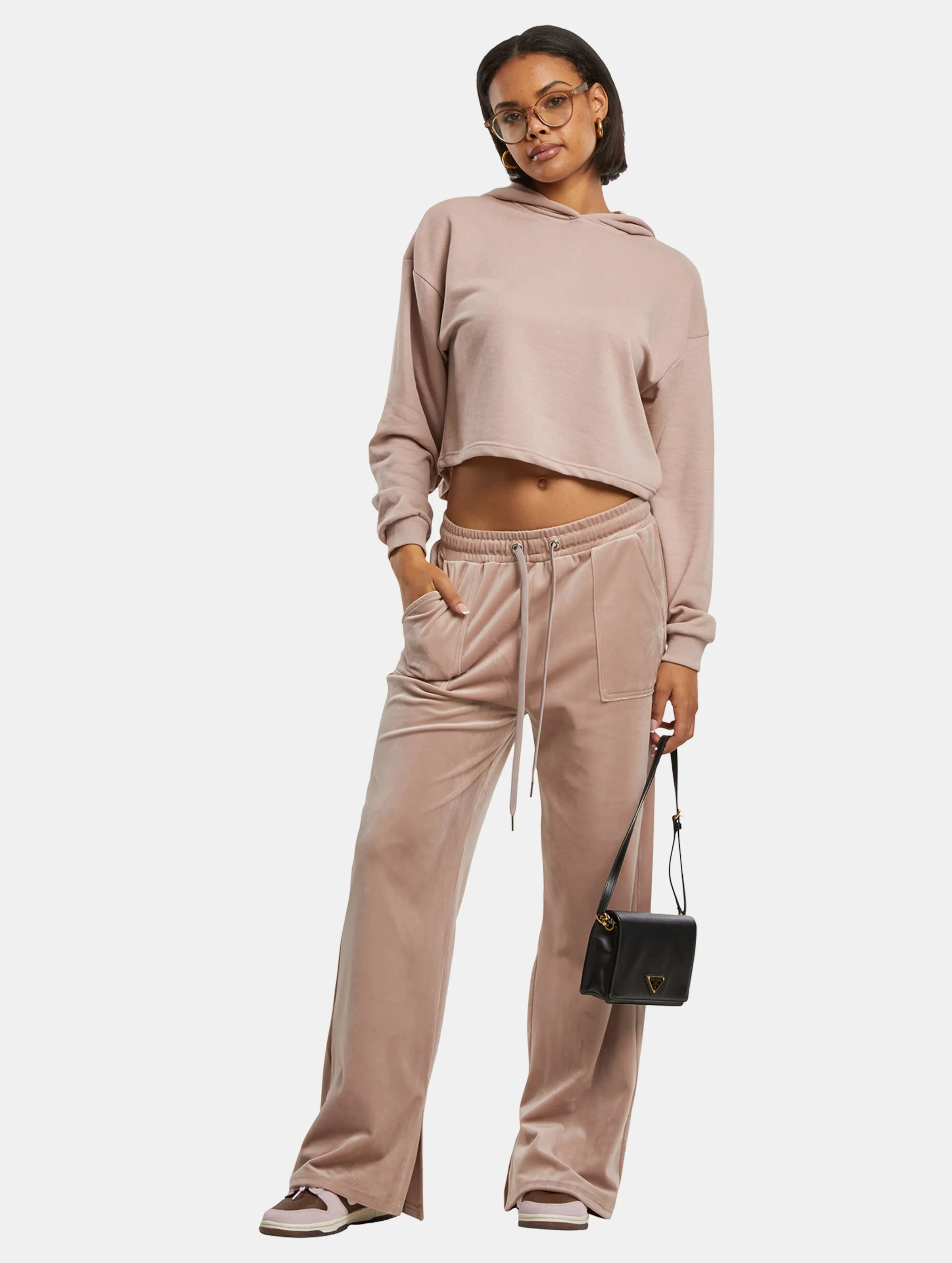 Urban Classics Ladies Oversized Cropped Light Terry