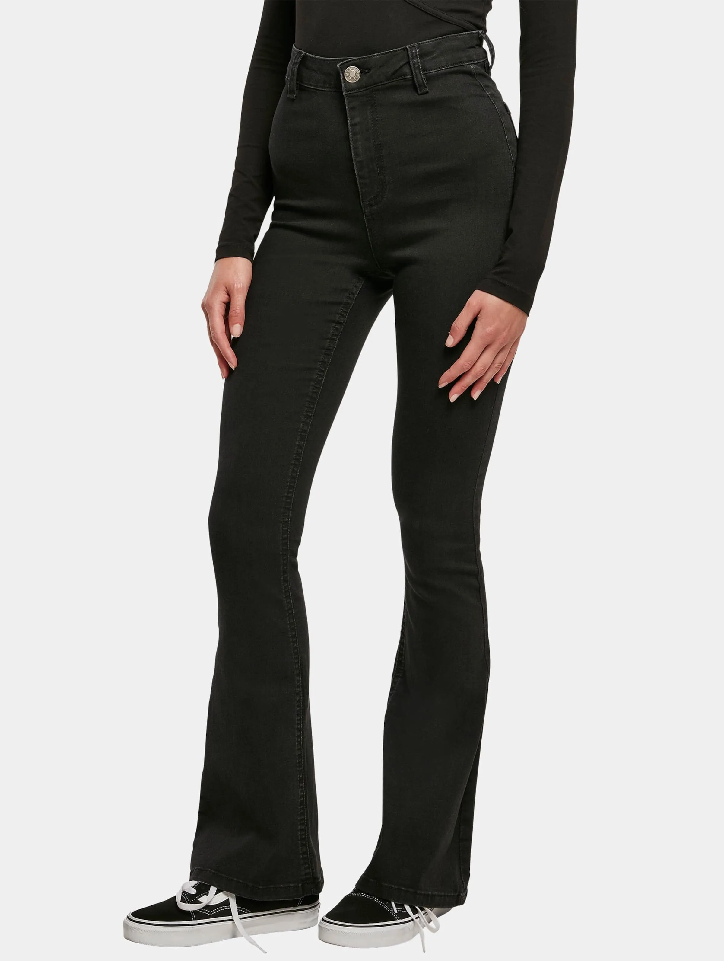 Urban Classics Ladies Super Stretch Bootcut Denim