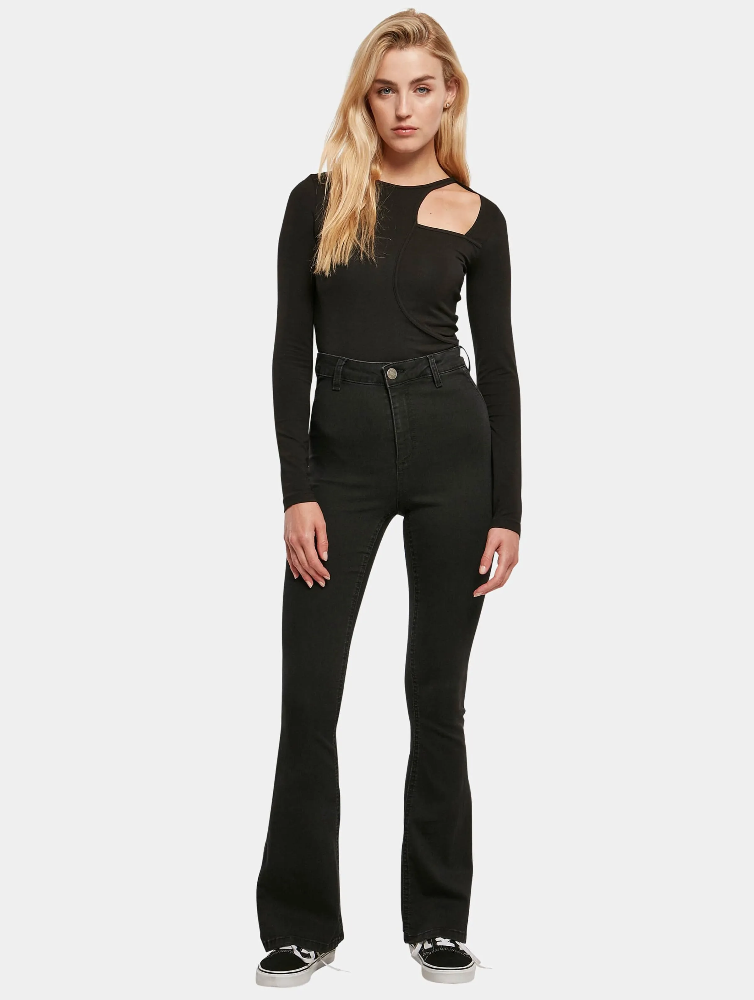 Urban Classics Ladies Super Stretch Bootcut Denim
