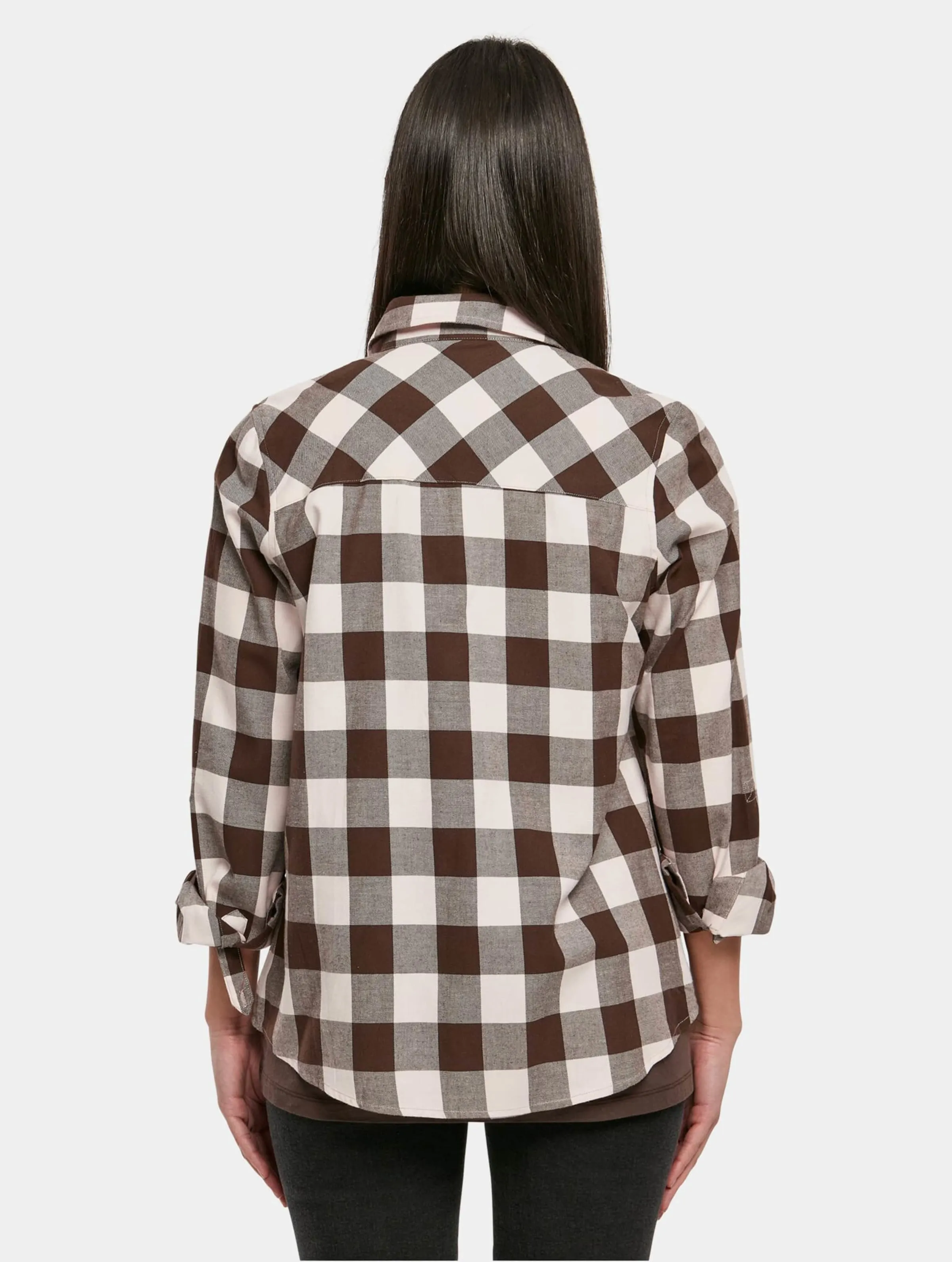 Urban Classics Ladies Turnup Checked Flanell