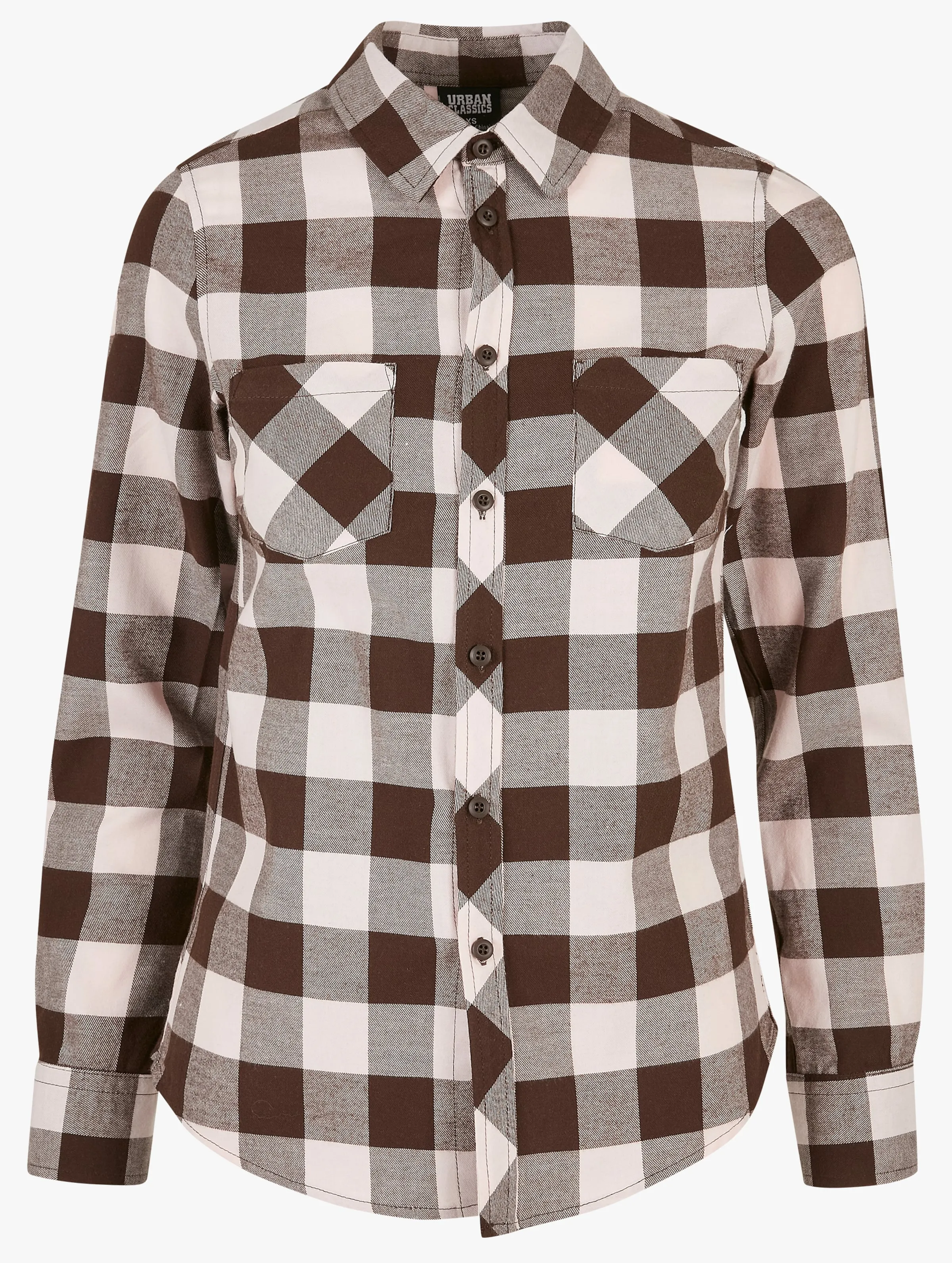 Urban Classics Ladies Turnup Checked Flanell