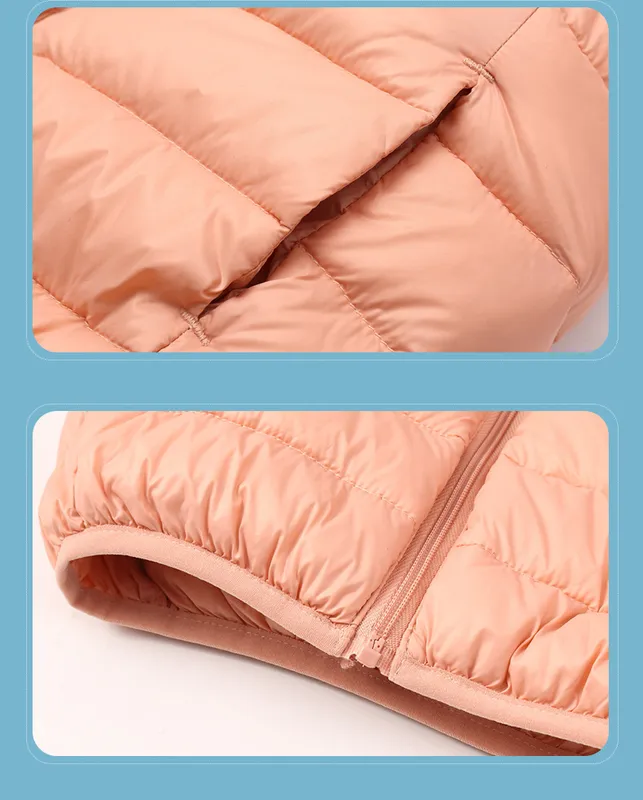 UU1836 WINTER BOYS AND GIRLS CHAQUETA LIVIANA CHAQUETA DOWN CHAQUETA CON CAPUCHA