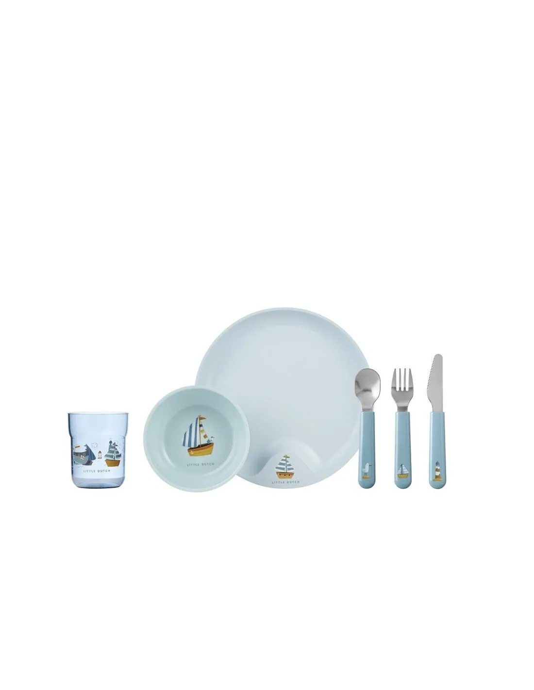 VAJILLA INFANTIL MIO 6 PCS SAILORS BAY