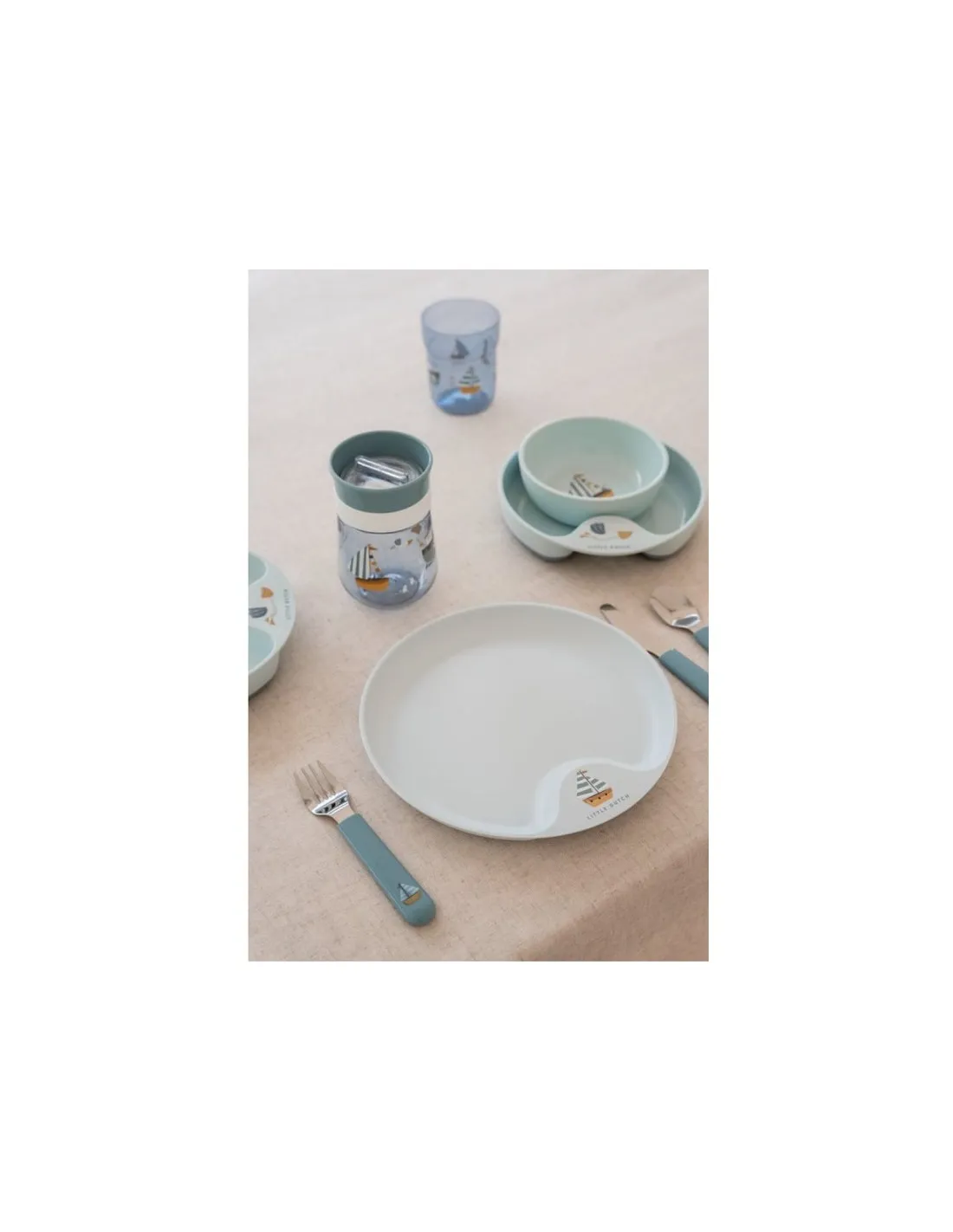 VAJILLA INFANTIL MIO 6 PCS SAILORS BAY