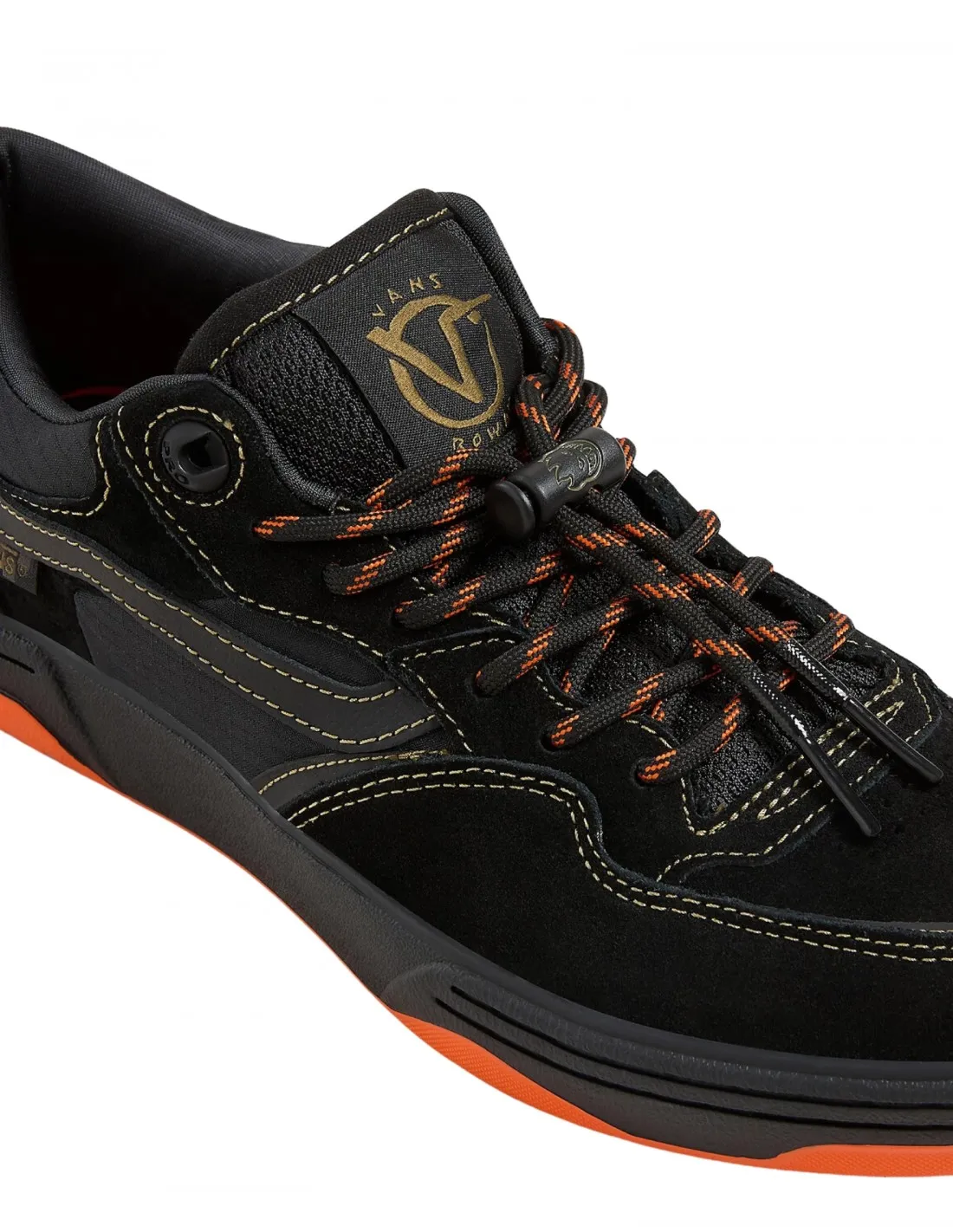 VANS X SPITFIRE WHEELS ROWAN 2  BLANCK/FLAME  ZAPATILLAS DE PIEL SKATEBOARD