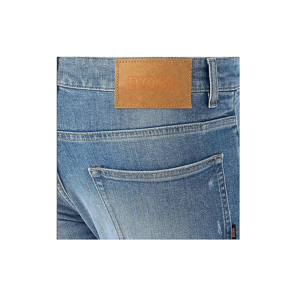 VAQUEROS HUGO BOSS DELAWARE BCLC VACTAION LIGHT BLUE SLIM FIT PARA HOMBRE