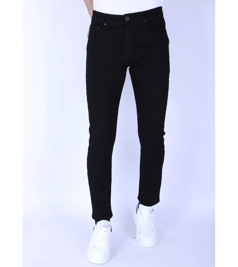 VAQUEROS STRETCH REGULAR FIT PARA HOMBRE  DP47 NEGRO