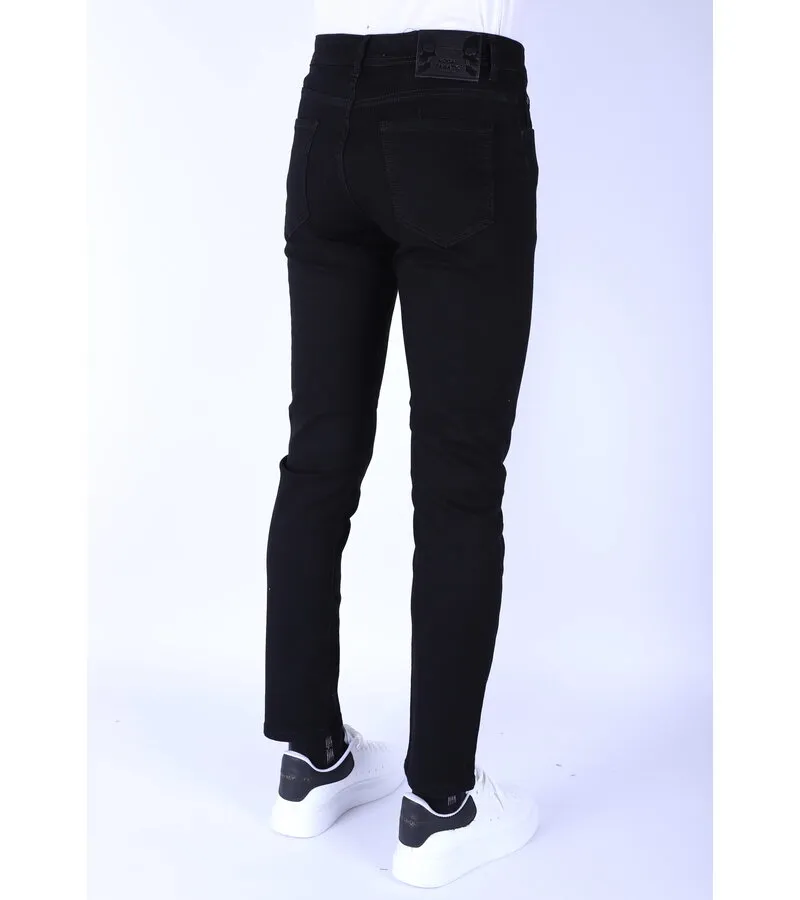 VAQUEROS STRETCH REGULAR FIT PARA HOMBRE  DP47 NEGRO