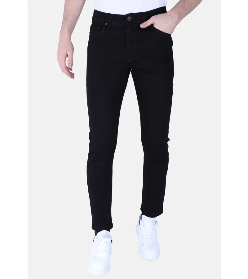 VAQUEROS STRETCH REGULAR FIT PARA HOMBRE  DP47 NEGRO