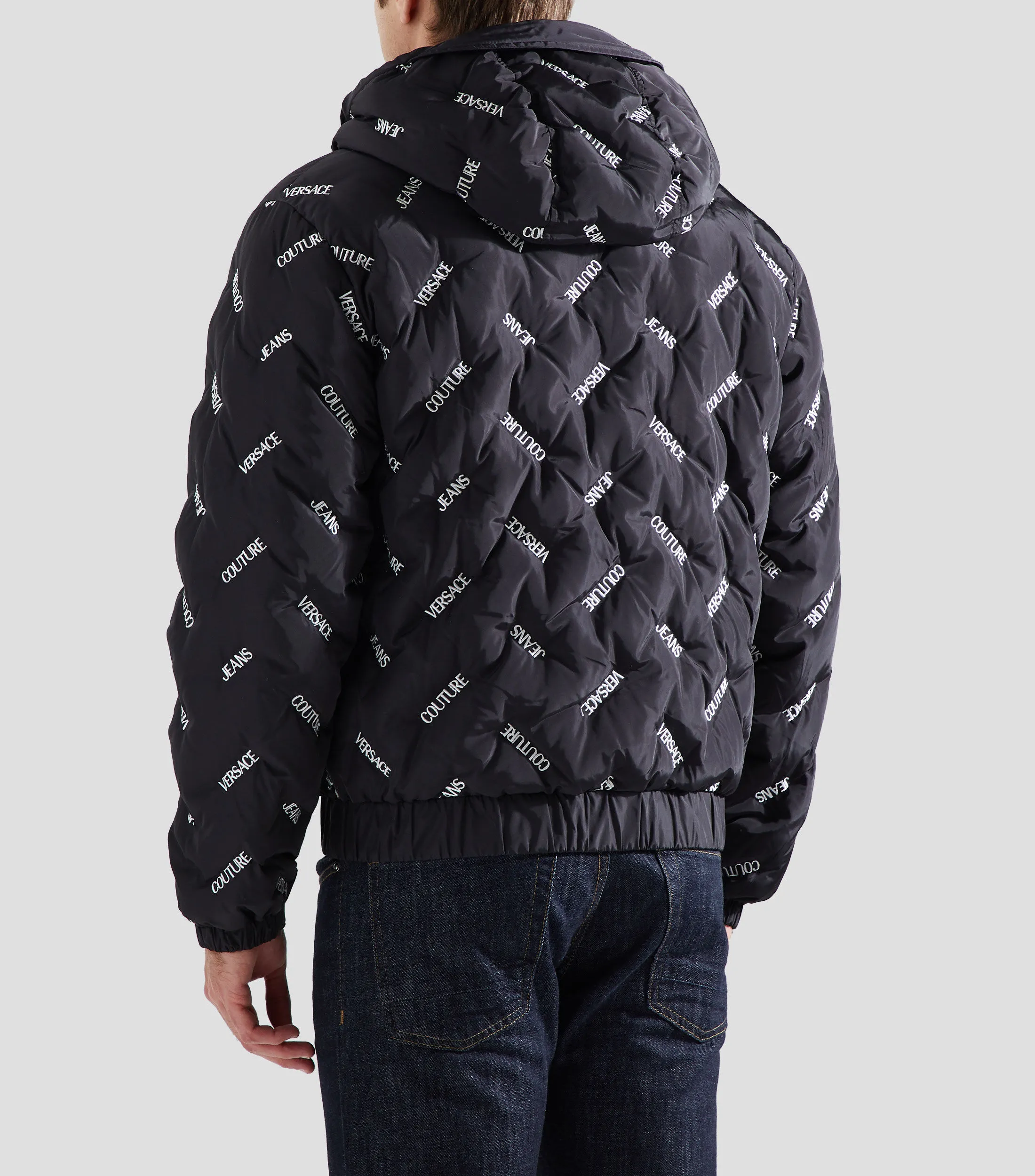 Versace Jeans Couture Chamarra Acolchada con Capucha Hombre