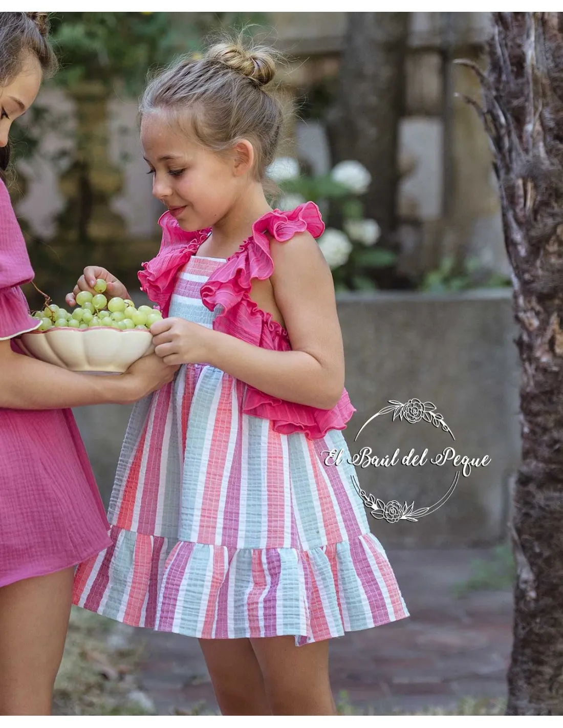 Vestido Niña Rayas Yoedu Moda Infantil Familia Caracola