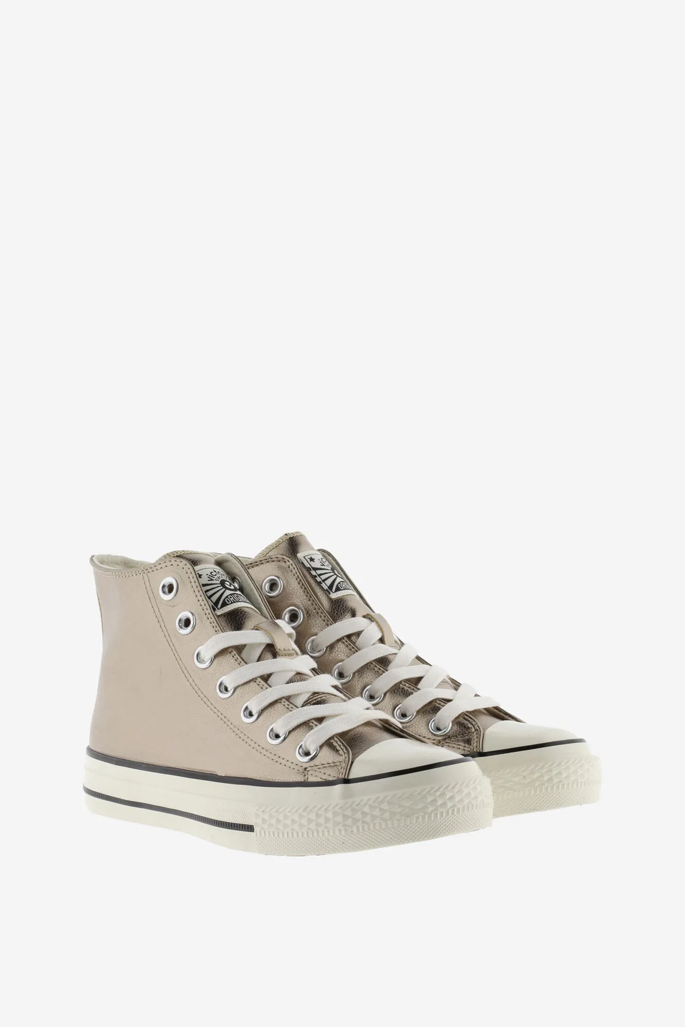 Victoria Zapatillas abotinadas efecto piel