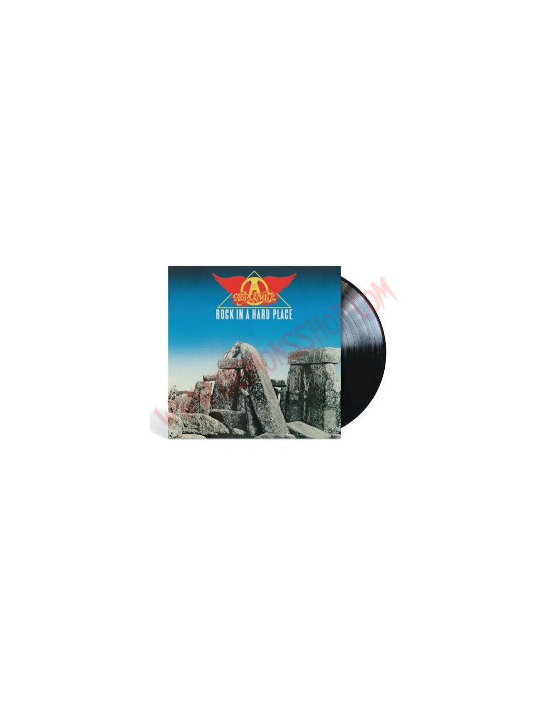 VINILO LP AEROSMITH  ROCK IN A HARD PLACE