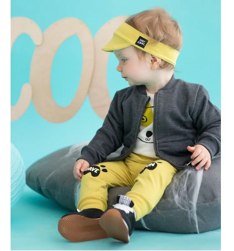 Visera amarilla para bebé colección Funny Dog