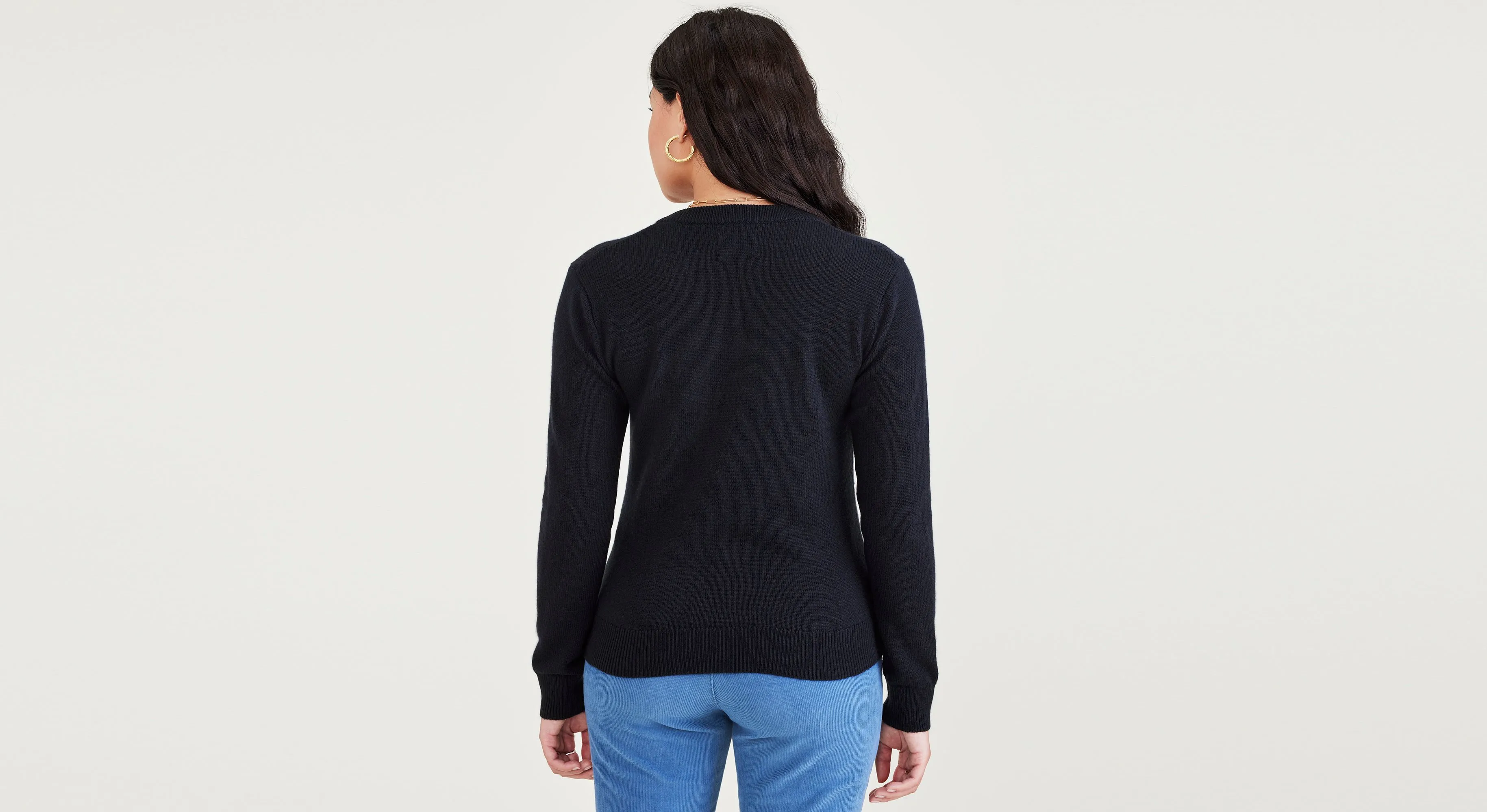 WOMEN'S REGULAR FIT VNECK SWEATER
