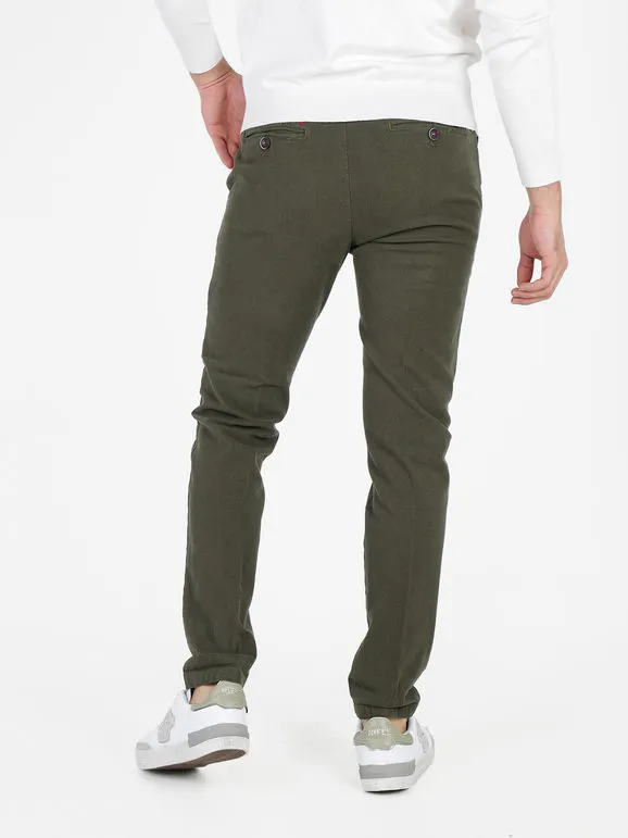 XCAPE PANTALóN DE HOMBRE SLIM FIT EN ALGODóN TEXTURIZADO
