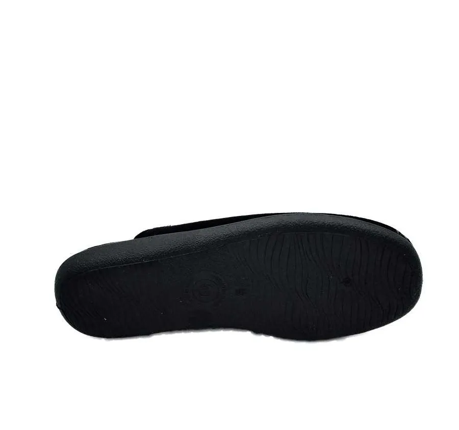 ZAPATILLA DE CASA PARA HOMBRE MUY CÓMODA CHINELA ECONÓMICA CANADÁ NEGRO
