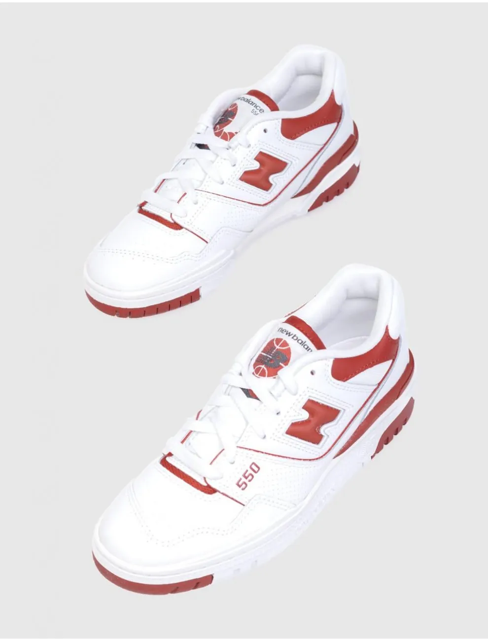 Zapatilla New Balance Bbw550 Blanco/naranja