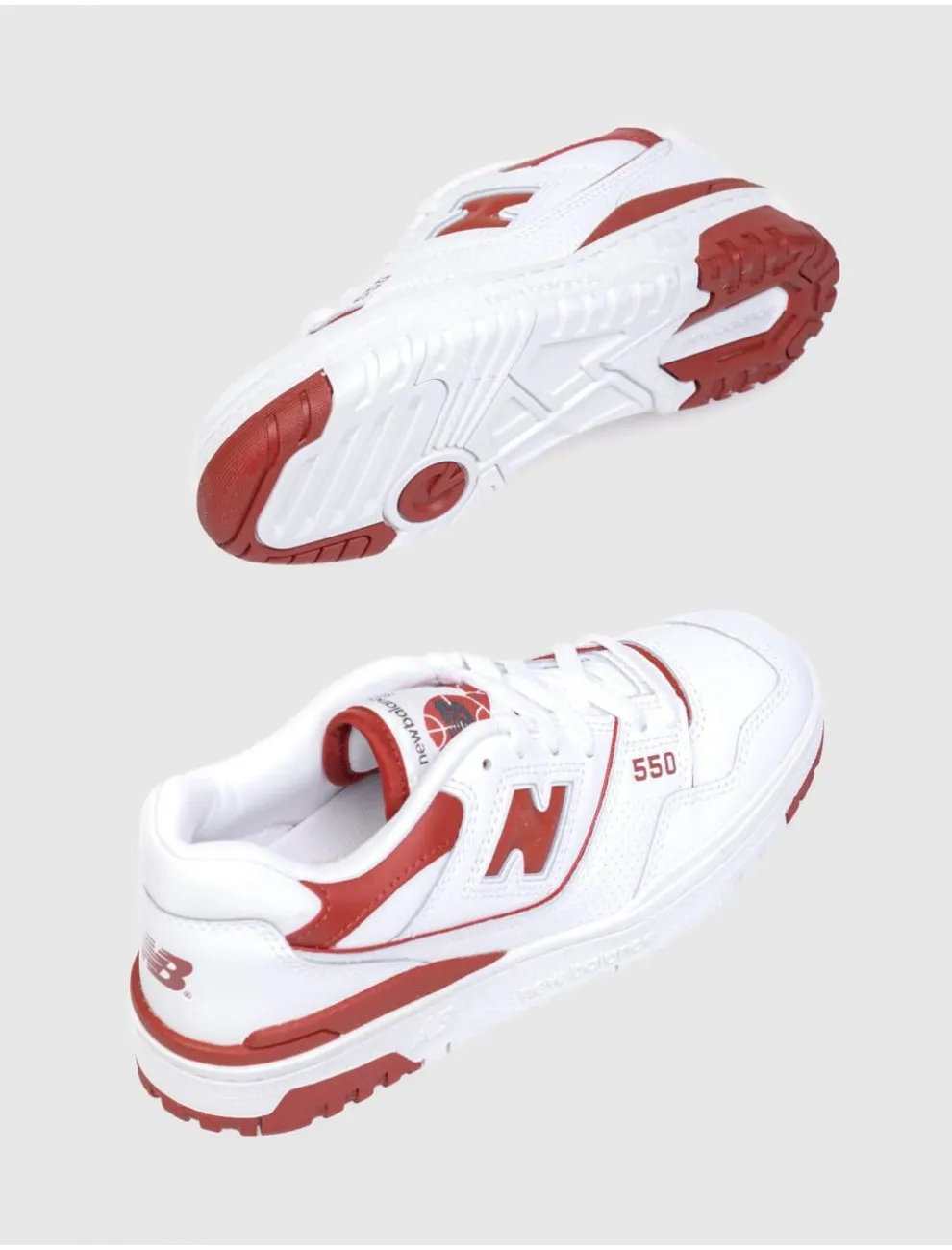 Zapatilla New Balance Bbw550 Blanco/naranja