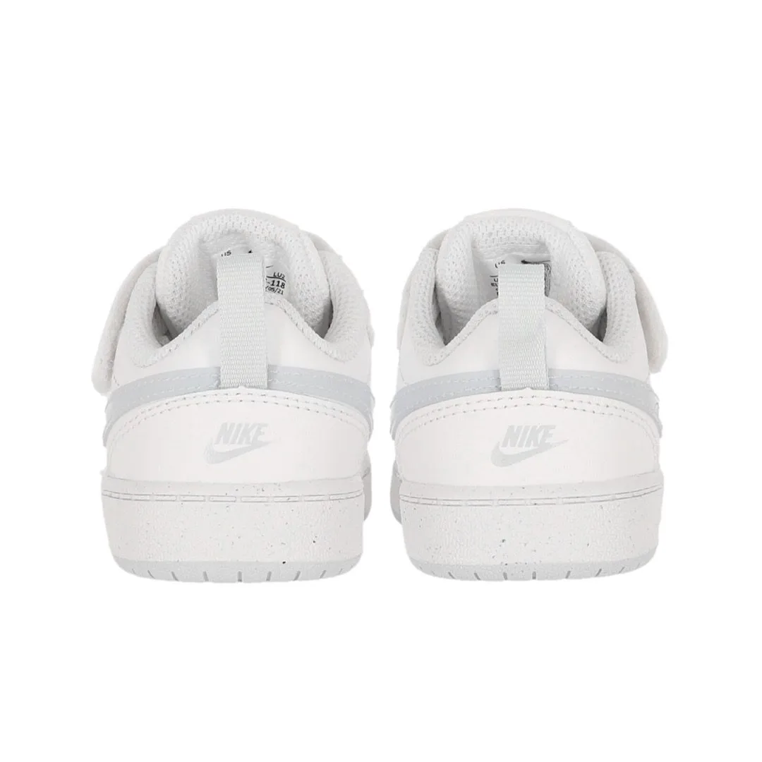 Zapatilla Nike Bebu00e9 Court Borough Low 2 Aura/White