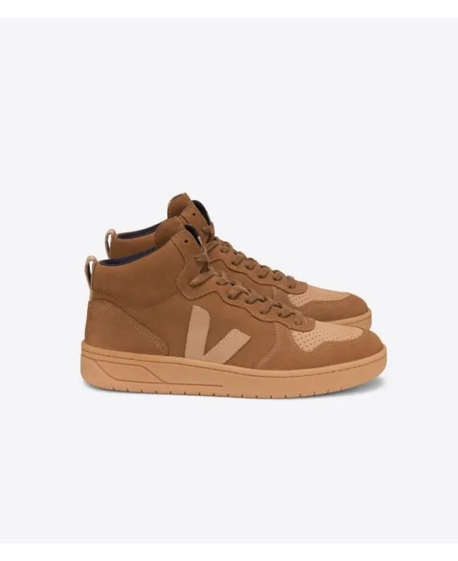 ZAPATILLAS ALTAS ECOLóGICAS VEJA V15 NUBUCK CAMEL DESERT 