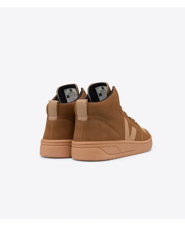 ZAPATILLAS ALTAS ECOLóGICAS VEJA V15 NUBUCK CAMEL DESERT 