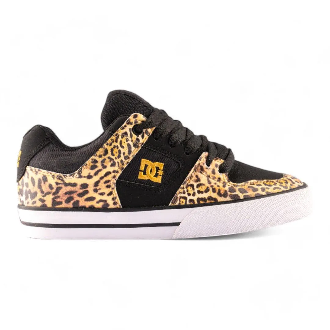 Zapatillas Dc Pure Negro Mujer Animal Print