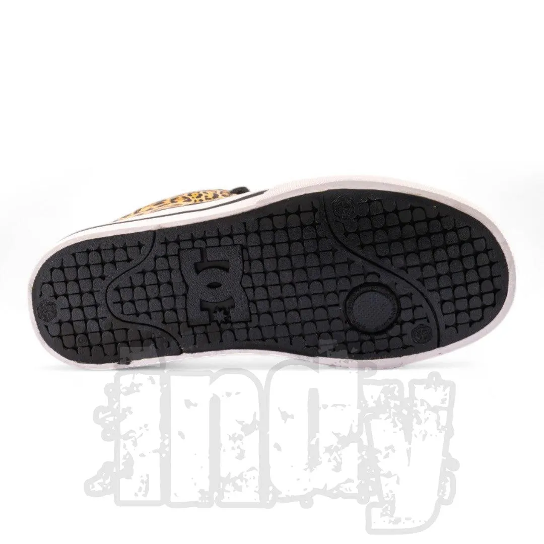 Zapatillas Dc Pure Negro Mujer Animal Print