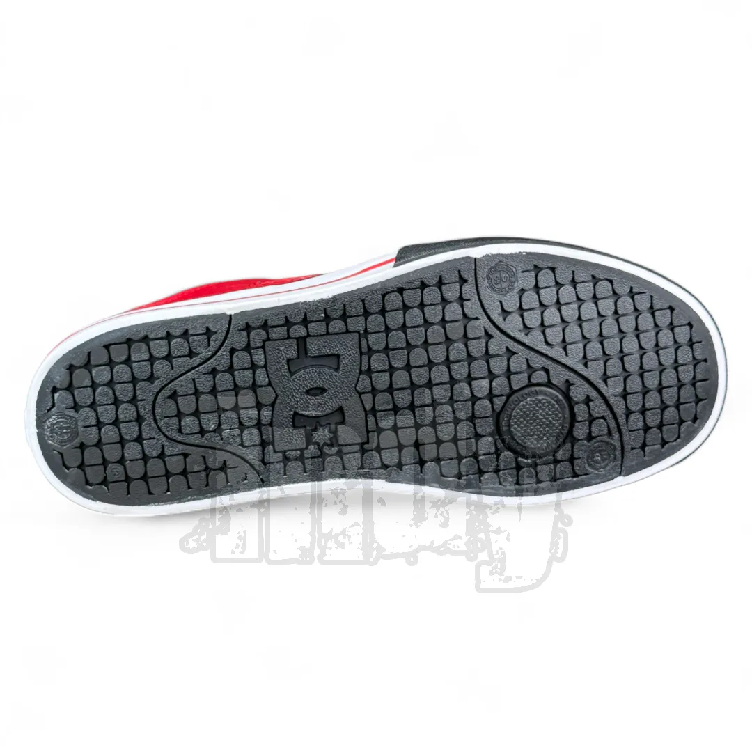 Zapatillas Dc Pure Rojo Negro Blanco