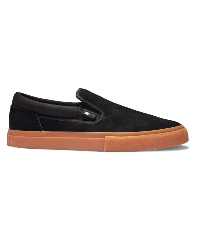 ZAPATILLAS DC SHOES MANUAL SLIPON LE NEGROGUM