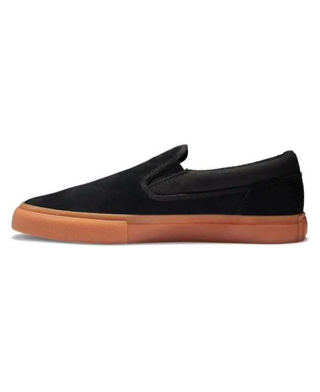 ZAPATILLAS DC SHOES MANUAL SLIPON LE NEGROGUM