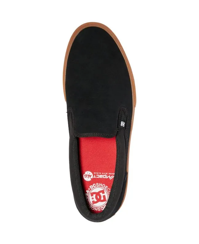 ZAPATILLAS DC SHOES MANUAL SLIPON LE NEGROGUM