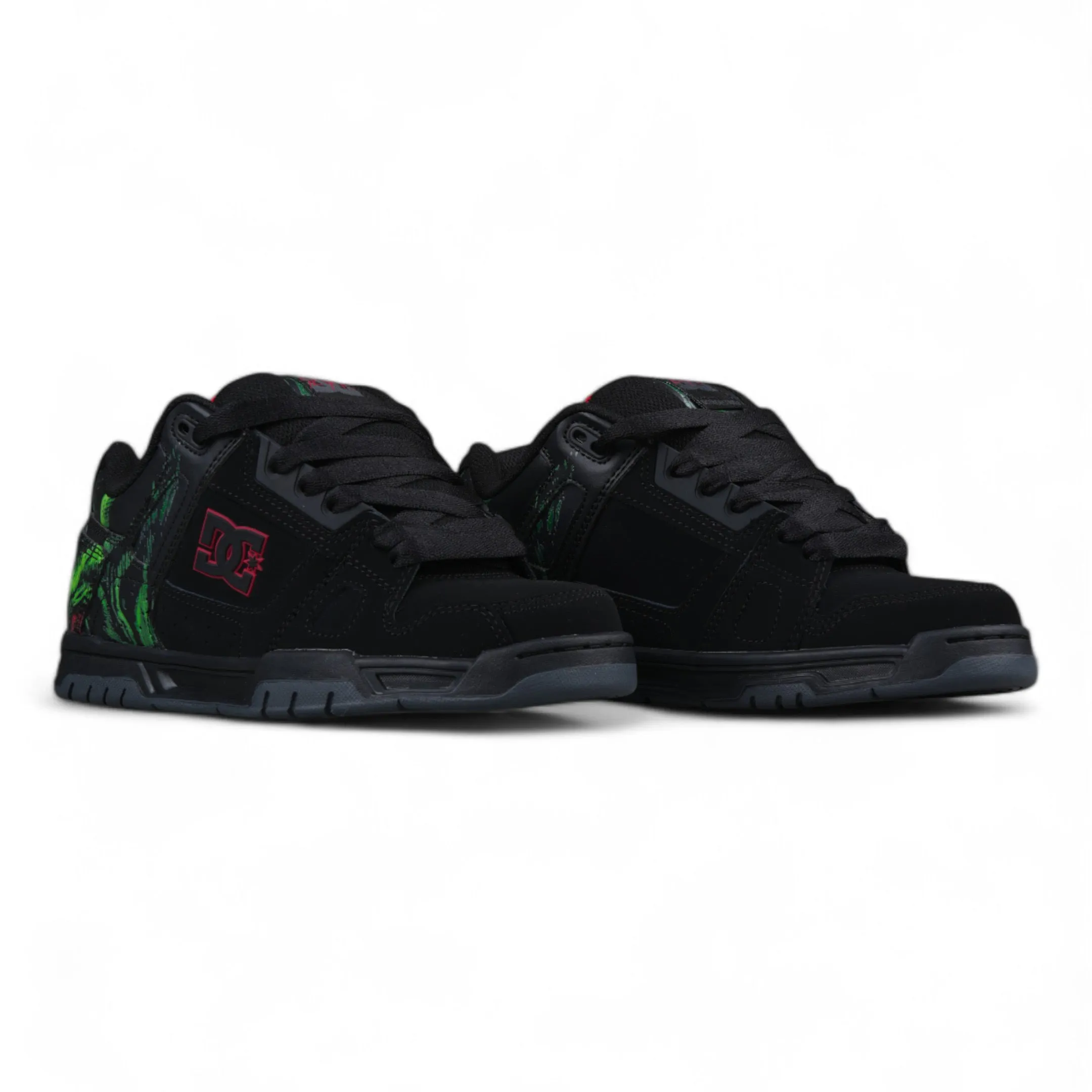 Zapatillas Dc Slayer Stag Negro Rojo Verde Print