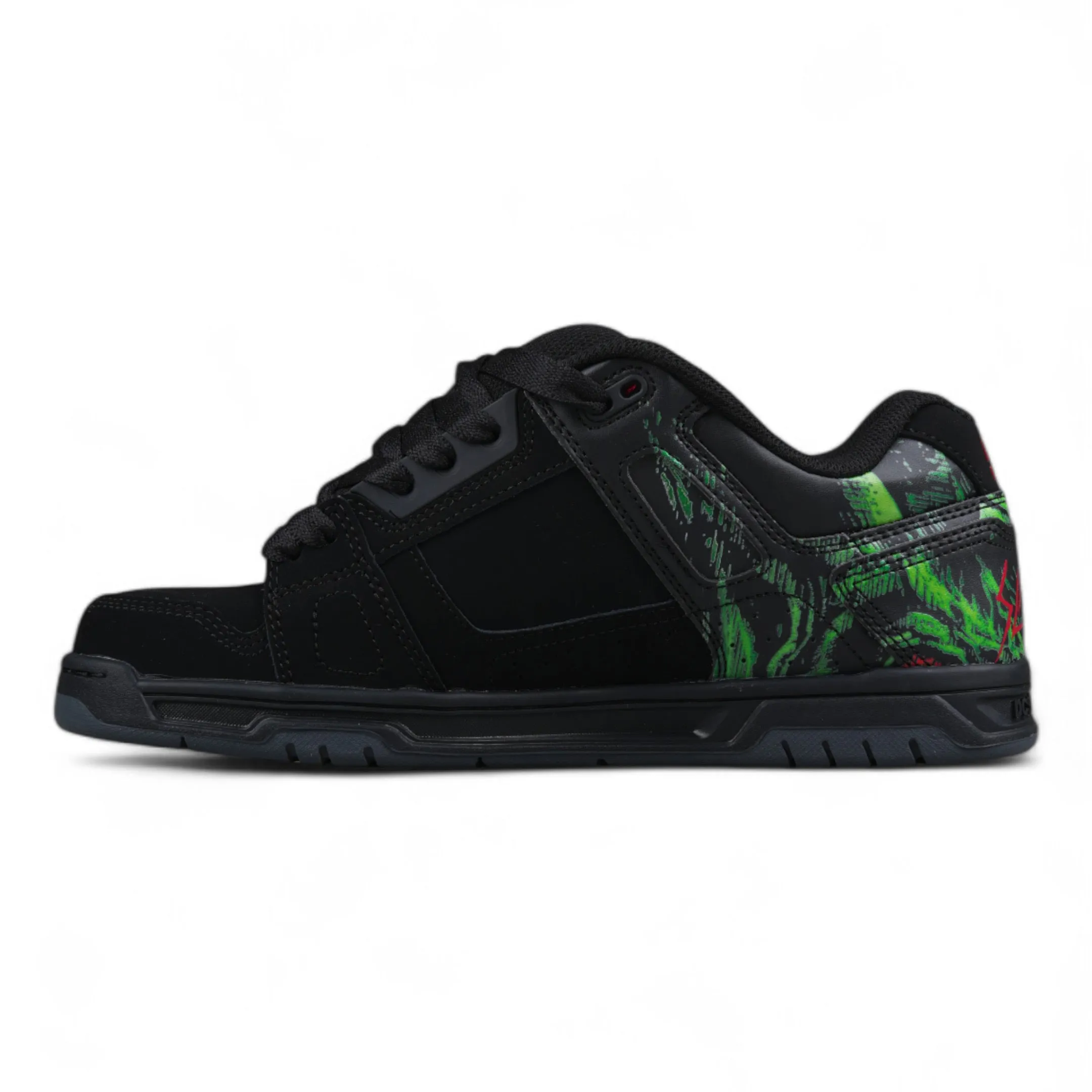 Zapatillas Dc Slayer Stag Negro Rojo Verde Print