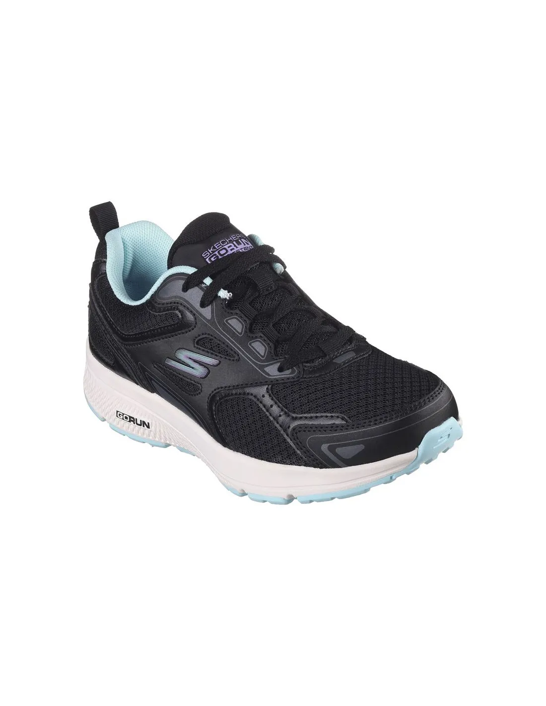 Zapatillas de Running Skechers GO RUN Consistent Negro Azul Mujer