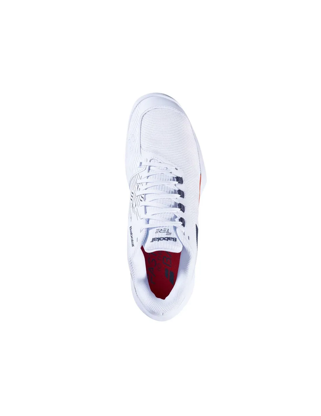 Zapatillas de Tenis Babolat Jet Tere 2 Ac Hombre Blanco/Rojo