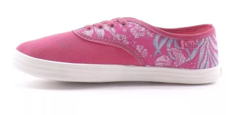 Zapatillas Deli Nauticas Tela Lona Mujer Cordon 358 Parg