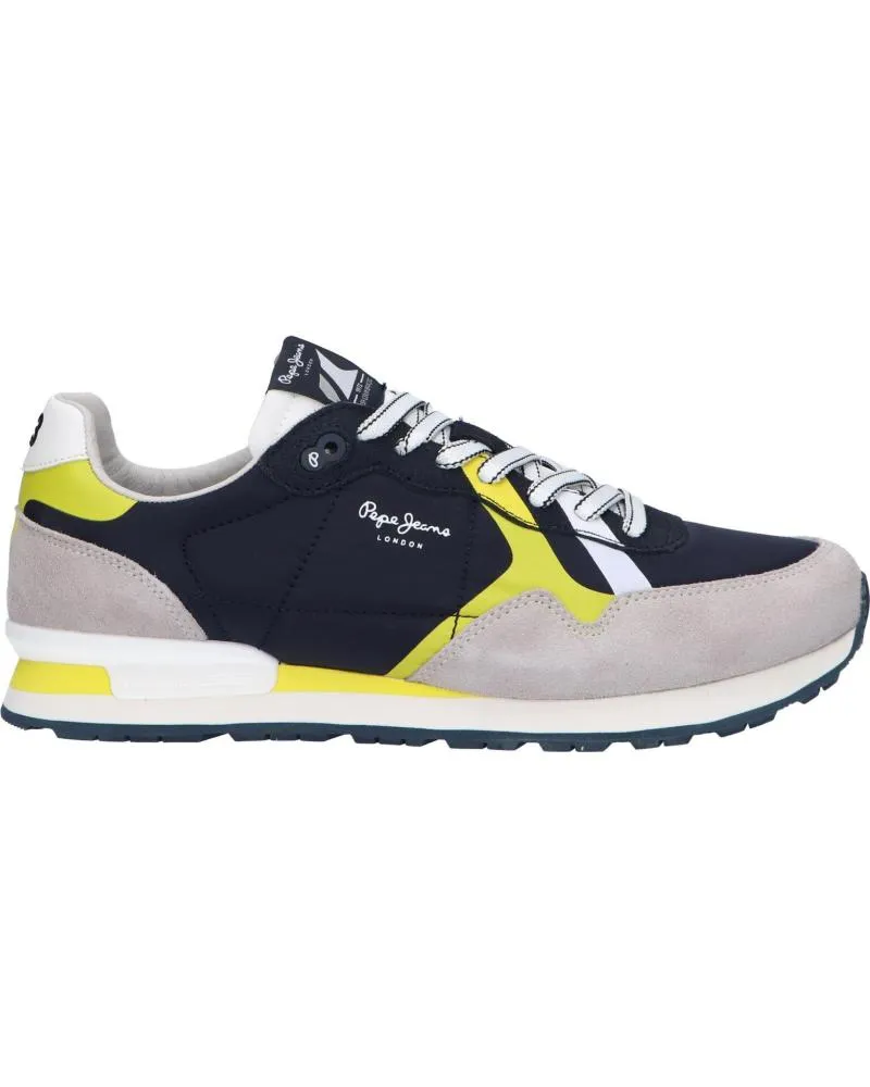 Zapatillas deporte de Hombre PEPE JEANS PMS30923 BRIT MAN PRINT SS23 595NAVY
