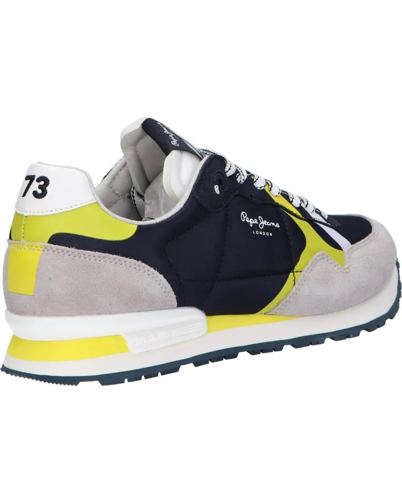 Zapatillas deporte de Hombre PEPE JEANS PMS30923 BRIT MAN PRINT SS23 595NAVY