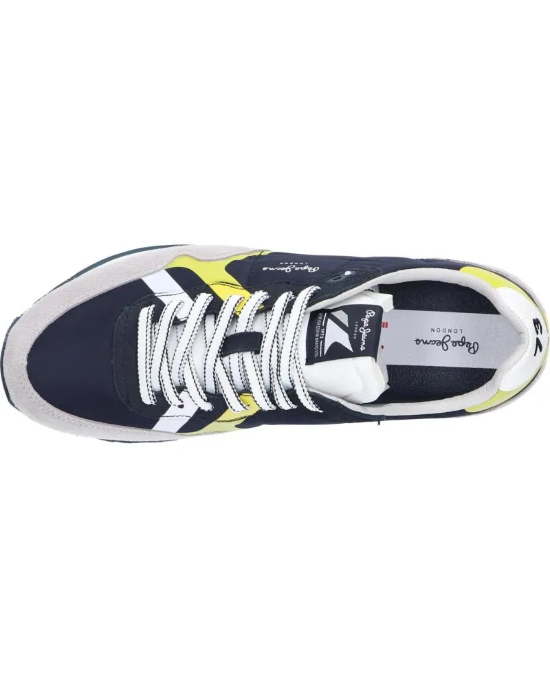 Zapatillas deporte de Hombre PEPE JEANS PMS30923 BRIT MAN PRINT SS23 595NAVY