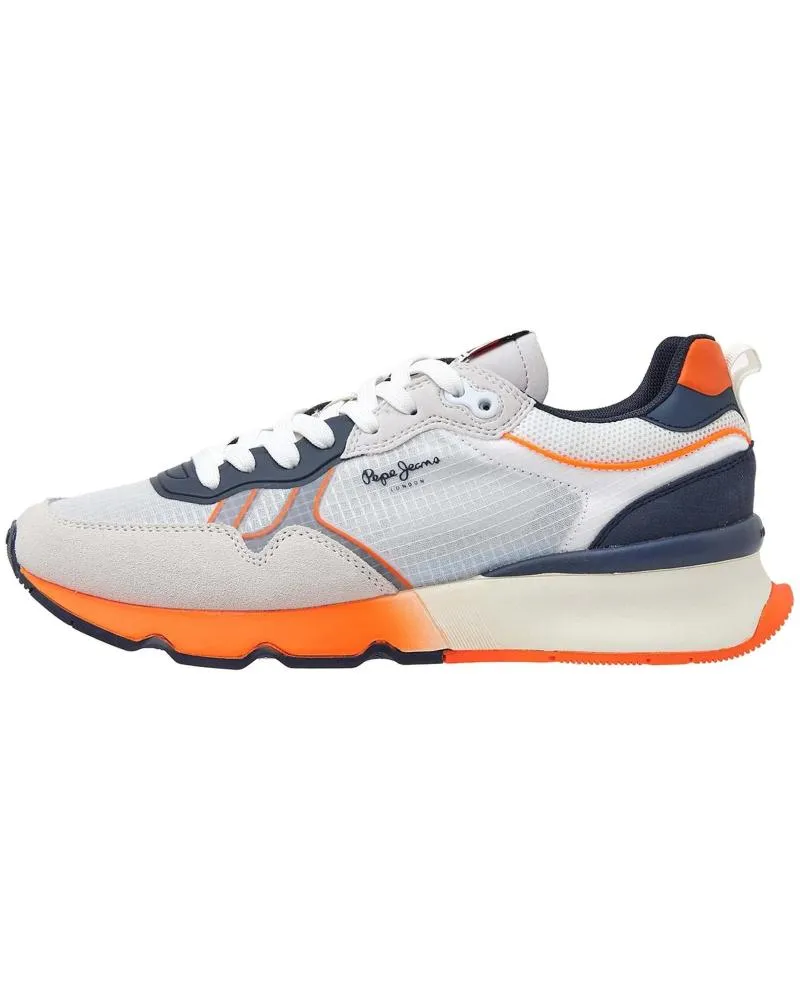 Zapatillas deporte de Hombre PEPE JEANS ZAPATILLAS BRIT PRO NEON M WHITE