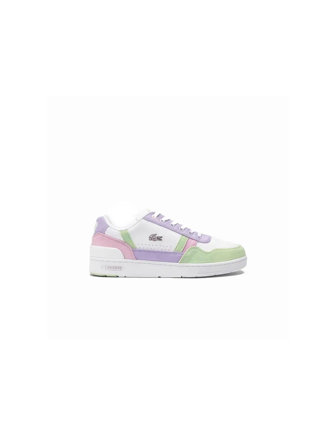 Zapatillas Lacoste Court Infantil Verde Lila