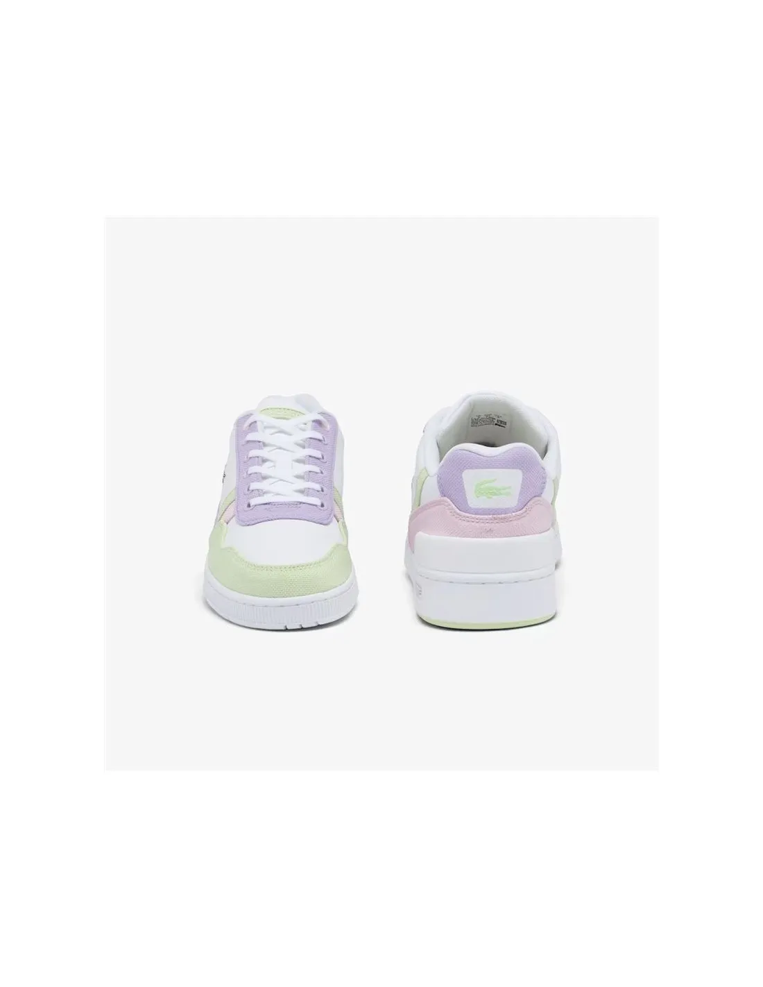 Zapatillas Lacoste Court Infantil Verde Lila